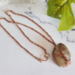 Brown Shell Tree of Life Copper Necklace